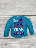 See You Next Year Elf Sweaters -Sweaters for Elves-Christmas Fun-Elf Doll Sweater-Elf Doll-Clothes for Elf-Elf Doll Sweater