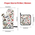 Mahjong-Themed Oven Mitts and Pot Holders 3 PC Set - Perfect Gift for Mahjong Enthusiasts