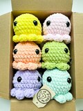 Crochet Octopus Plushy Stuffed Animal Amigurumi Mini Baby