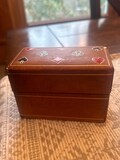 Vintage Card Case Four Suits Motif
