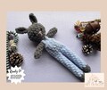 Bunny - overalls - rabbit - Stocking stuffer - Christmas - Crochet