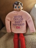 Elf on Shelf Taylor Swift Lover Shirt Embroidered, READY TO SHIP,  Christmas Gift