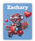 Kids' Puzzle, 30-Piece - Fun Valentines Day Design, Educational Toy for Children, Customizable Kids Activity, Personalized Jigsaw Puzzle