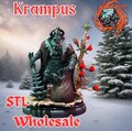 Krampus D&D 52mm Miniature STL Files
