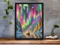 Northern Lights Aurora Puzzles, Jigsaw, Hobby, Game, Stress Relief, Family Activity, Relaxation, Gift