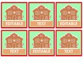 Editable Printable Gingerbread House Tags and Labels – Cute Holiday Designs