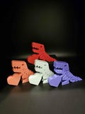Valentine Flexi Dino - Flexi Rexy With Heart - Cute Valentines Gift - Gift for her - Gift for Girlfriend