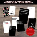 Cards Against Game ACOTAR themed Adult version Printable Party Game - booktok romantasy game.