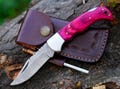 Unique Gift For Him Damascus Knife, Birthday Gift, Pocket Knife, Groomsmen Gift, Anniversary Gift, Handmade Gift, Personalized Gift for Him