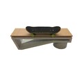Modern Style Bench | Fingerboard Obstacle | 3D Printed