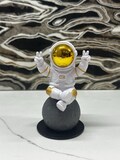 Meditating Astonaut figurine Crypto Moon Mission Bitcoin enthusiast gift