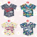 Personalized Team Name And Number Baseball Jersey, Custom Name Dinosaur Jersey, Baseball Jersey For Boys And Girls, Kids Birthday Gifts