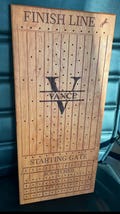 Custom Engraved Horse Racing Game