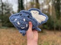Stingray Crochet Plushie, Desk Decor, Mini Plush, Crochet Emotional Support, Handmade Gift For Animal Lover, Weird Amigurumi, Desk Pet