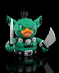 Ducklin! Poseable fantasy adventure duck! Rubber Pond Guild! Kids love him!