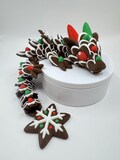 Baby Gingerbread Dragon 3D Printed, Articulating Flexy Holiday Toy, Cute Christmas Collectible Gift for Kids & Adults