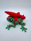 Missile Toad 3D Printed Frog | Articulating Fantasy Fidget Toy | Unique Collectible for Fun & Play