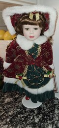vintage original 2004 Melanie holiday lane collection special edition fine genuine porcelain doll