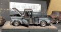Barn Find Chevy 5100 Chevy pickup truck model, Custom Made, rusty, distressed, junkyard, restoration, diorama.