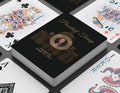 Trump Poker Playing Cards gold font, 1-20-25 Inauguration, January 20th 2025 Inauguration, President Trump Inauguration Poker Cards